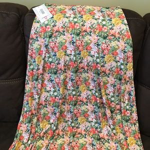 LuLaRoe Floral Maxi skirt
